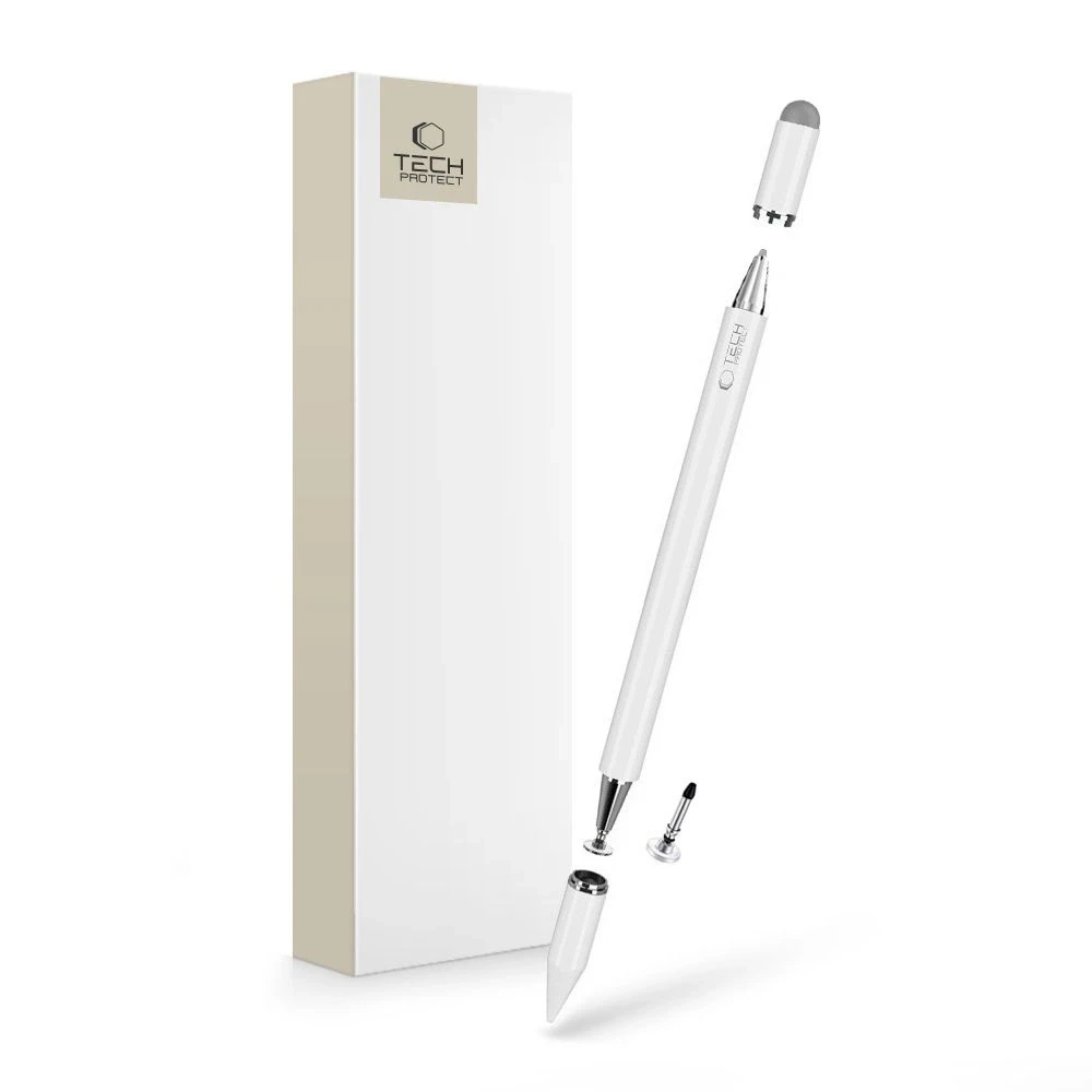 Tech-Protect USP200 3-TIP Stylus Passive Pen – baltos spalvos