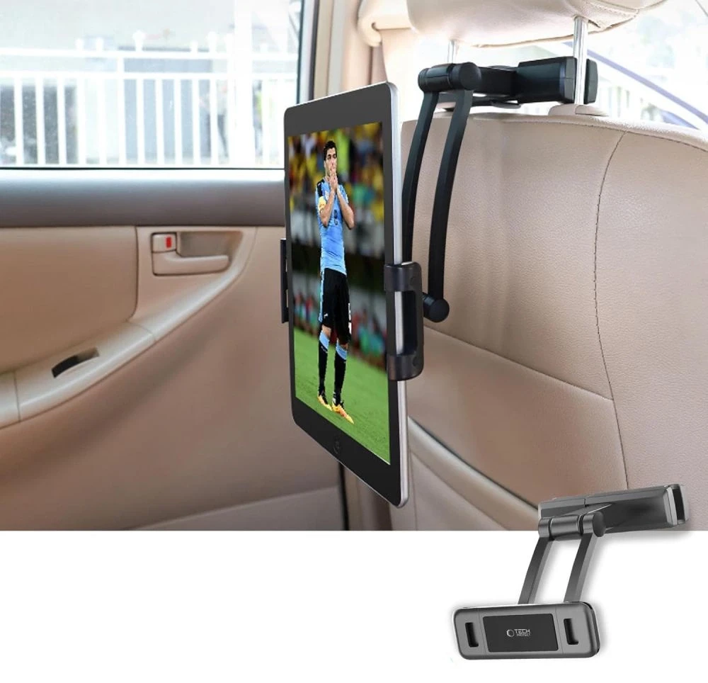 „Tech-Protect V2“ automobilio galvos atramos laikiklis – Juodas