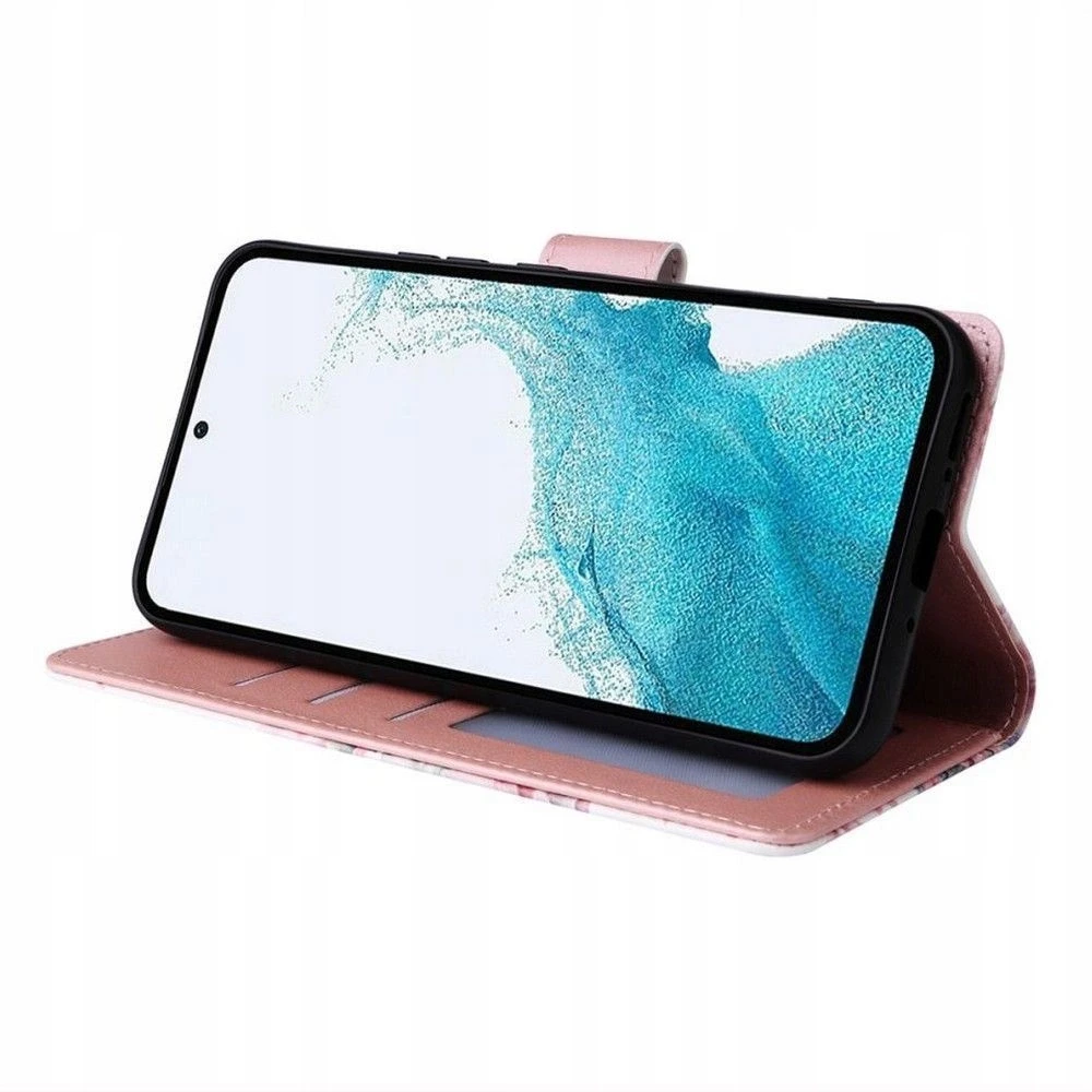 Dėklas Xiaomi Redmi 14C / Poco C75 Tech-Protect piniginės žiedų gėlė