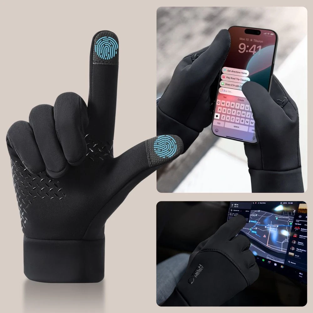 Išmaniosios pirštinės Tech-Protect WG01 M juodos