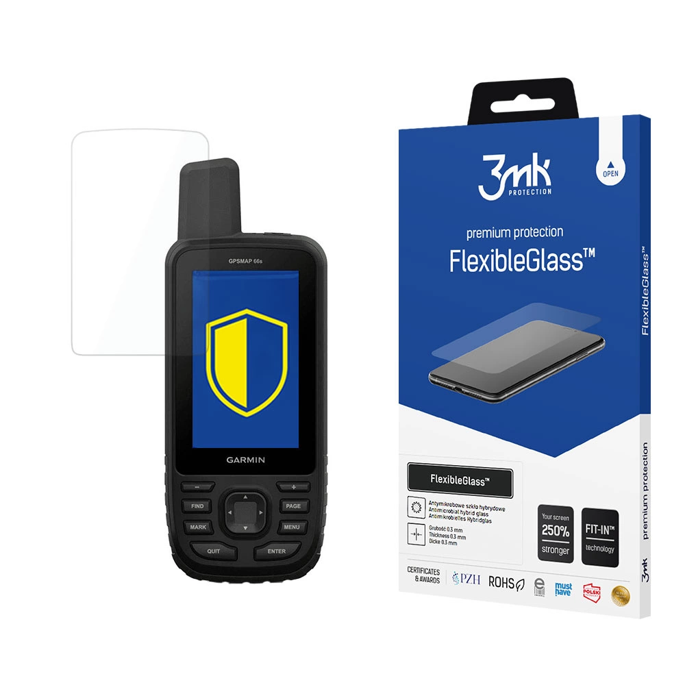 Apsauginis stiklas 3mk FlexibleGlass Garmin GPSMap 66S