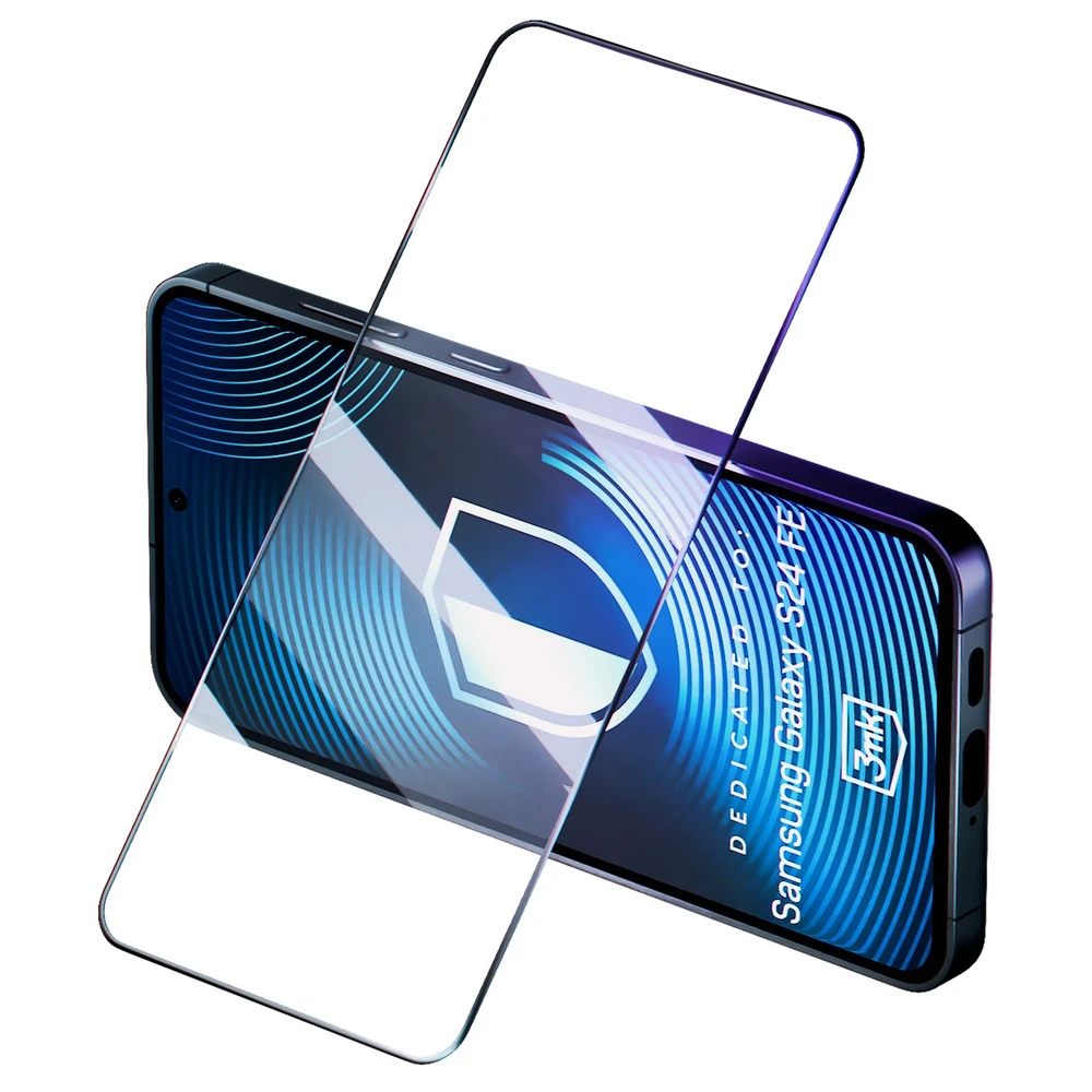 3MK HardGlass Max Lite Samsung Galaxy S24 FE S721 juodos spalvos, Fullscreen Glass Lite