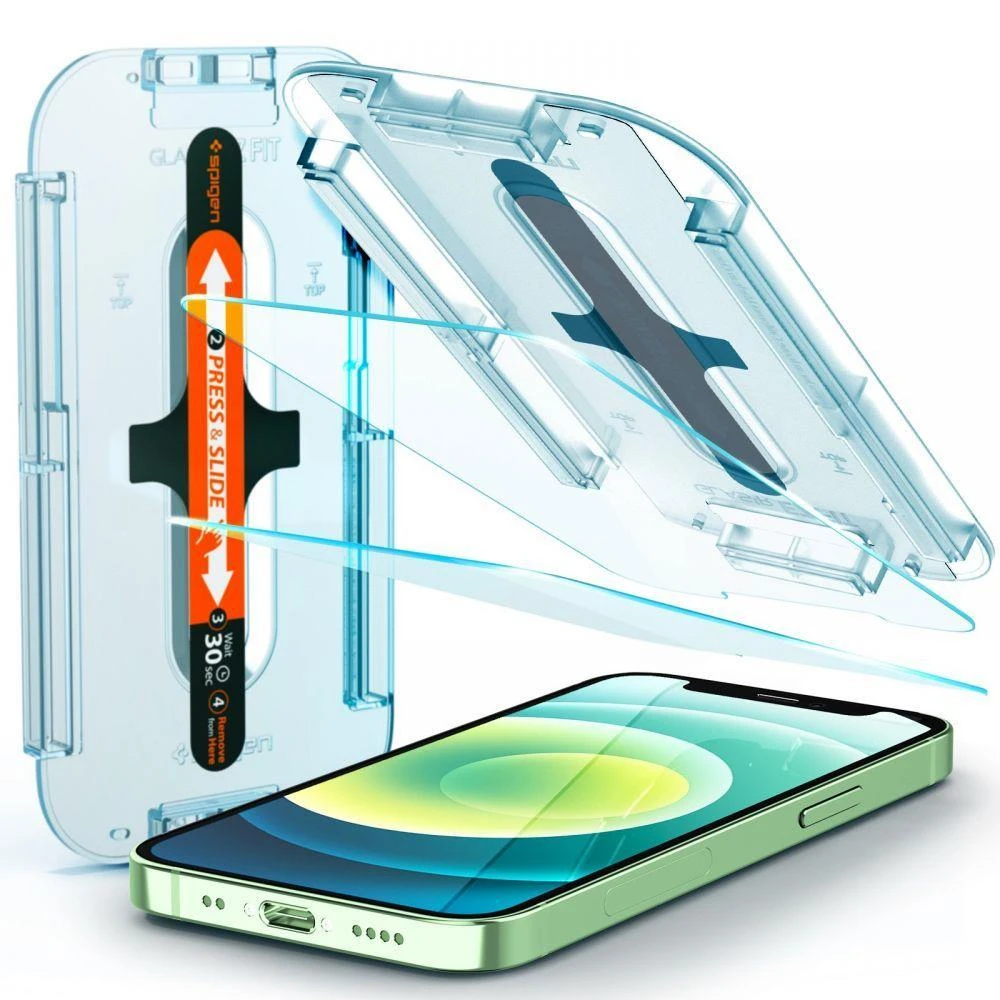 Spigen Glas tR EZ Fit, 2 Pack - iPhone 12 mini