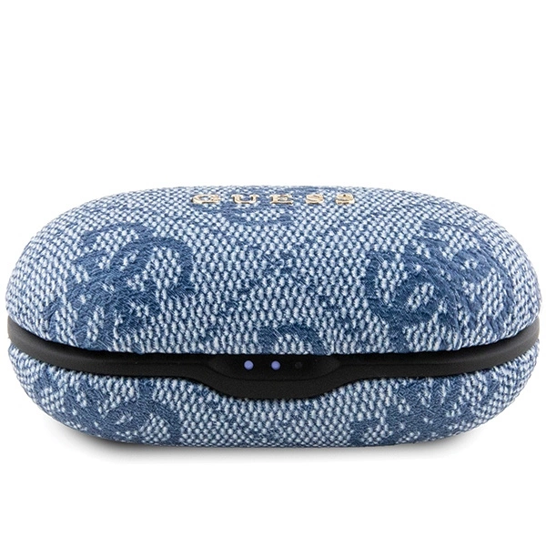 GUESS belaidės ausinės bluetooth TWS ENC GUTWSP4EGB (4G Metal) mėlynas