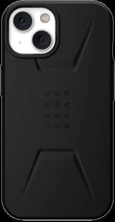 UAG Urban Armor Gear dėklas CIVILIAN, suderinamas su „MagSafe“, skirtas IPHONE 14 Plus, juodas