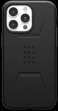Urban Armor Gear 114295114040 mobiliojo telefono dėklas 17 cm (6.7″) Juoda