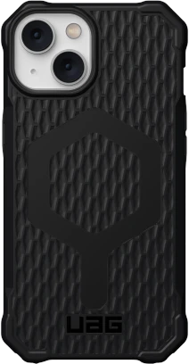 UAG Urban Armor Gear dėklas ESSENTIAL ARMOR suderinamas su MagSafe, skirtas IPHONE 14 Plus juodas