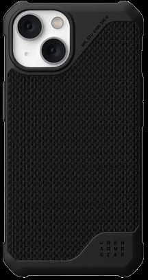 UAG Urban Armor Gear dėklas METROPOLIS LT suderinamas su MagSafe, skirtas IPHONE 14 Plus kevlar juodas