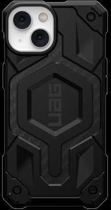 UAG Urban Armor Gear dėklas MONARCH, suderinamas su „MagSafe“, skirtas IPHONE 14 Plus, anglies pluošto