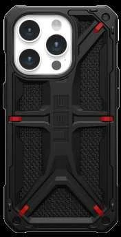 Urban Armor Gear UAG Monarch Apple iPhone 15 Pro - dėklas telefonui juodos spalvos kevlar