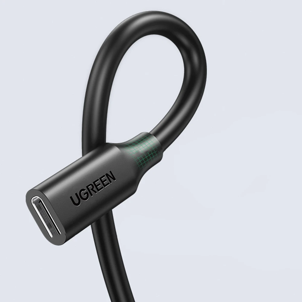 UGREEN USB-C 3.1 Gen2 lizdas - USB-C kištukas laidas 1m