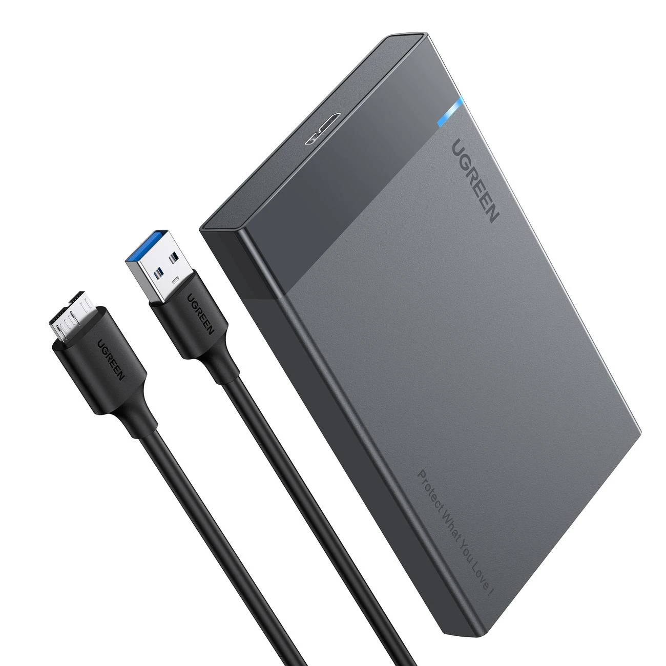 UGREEN US221 SATA išorinio disko dėklas HDD 2.5 "