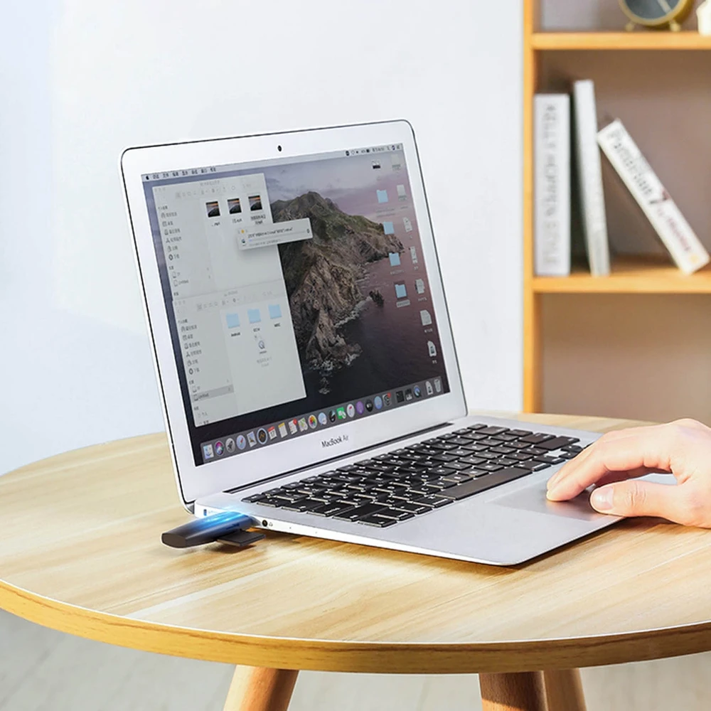 UGREEN adapteris USB + USB-C CM304 kortelių skaitytuvas SD + Micro SD - juodas