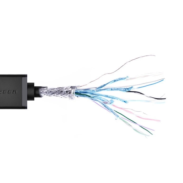 iLike UGREEN 20137 Mini HDMI adapteris į HDMI, 22cm - Juodas