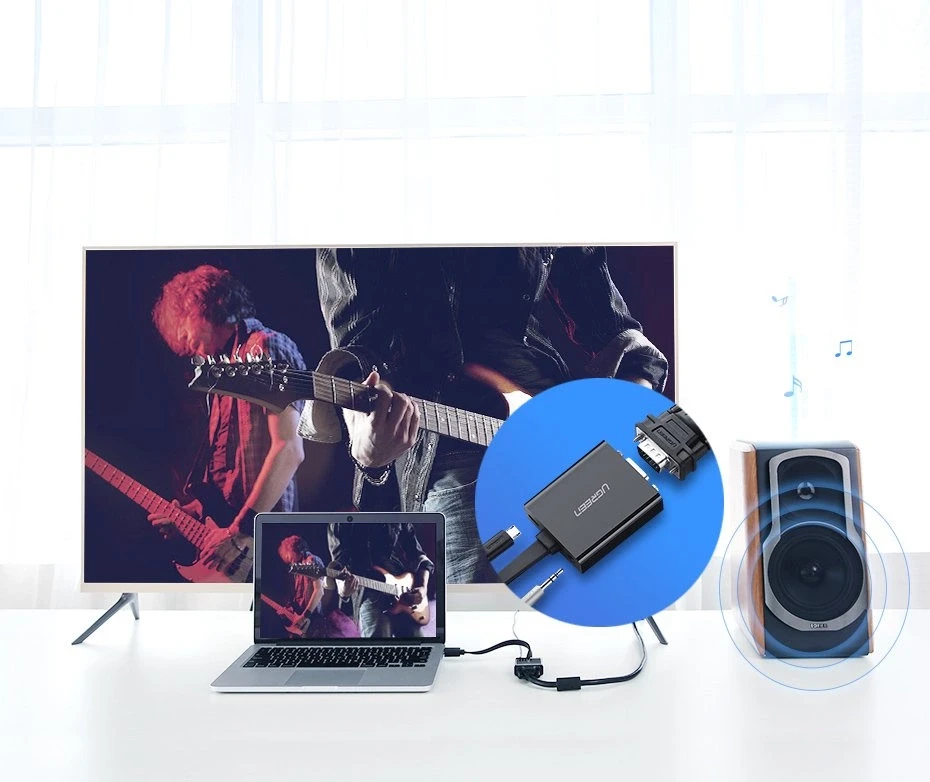 Adapteris HDMI - VGA MM103 UGREEN