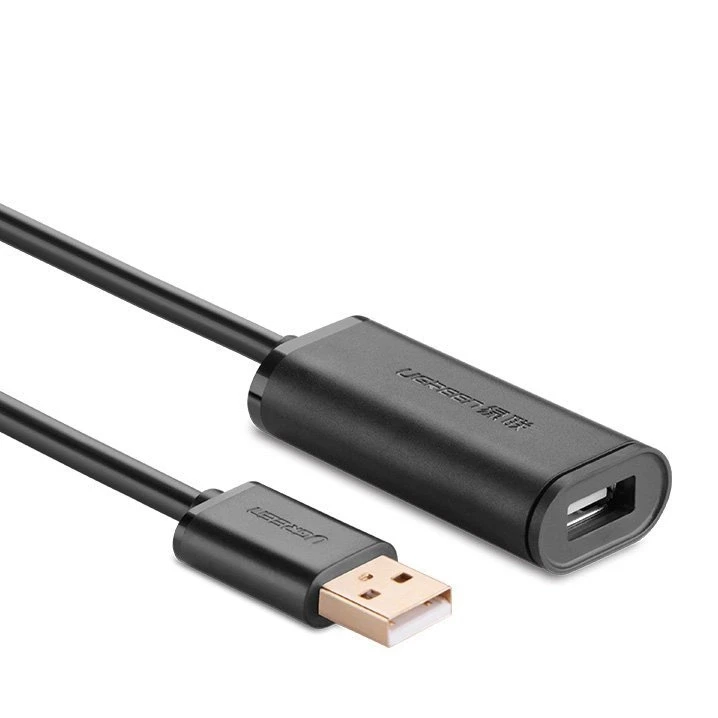 UGREEN US121 USB 2.0 prailginimo laidas Active 5m - Juodas