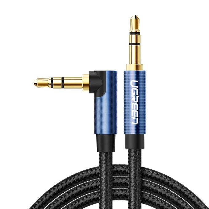 Laidas USB UGREEN 60180, kaištis, 3.5mm, 1.5m - juodas