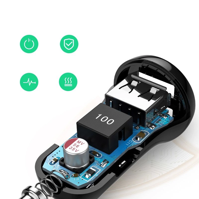 UGREEN automobilinis įkroviklis ED018 2x USB 24W