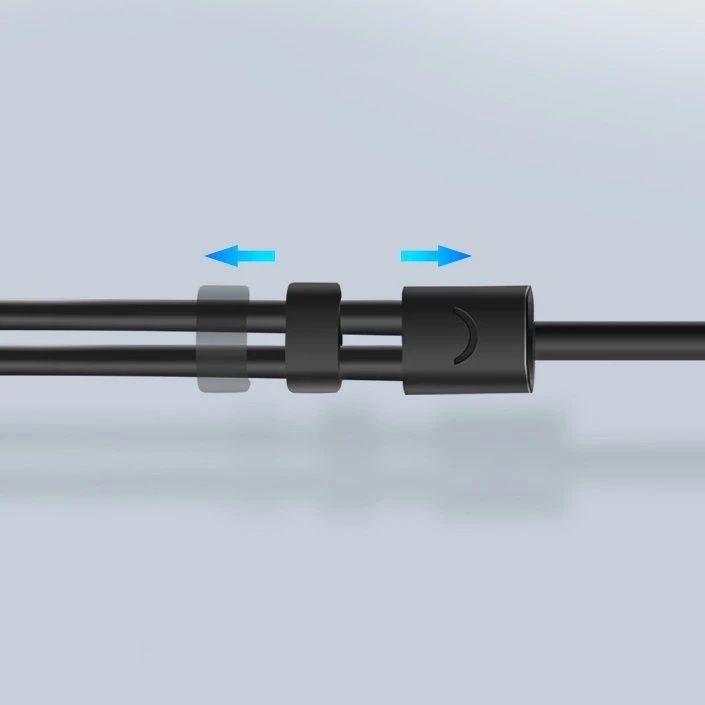 Audio kabelis UGREEN 3.5mm lizdas - 2xkištukas - Juodas