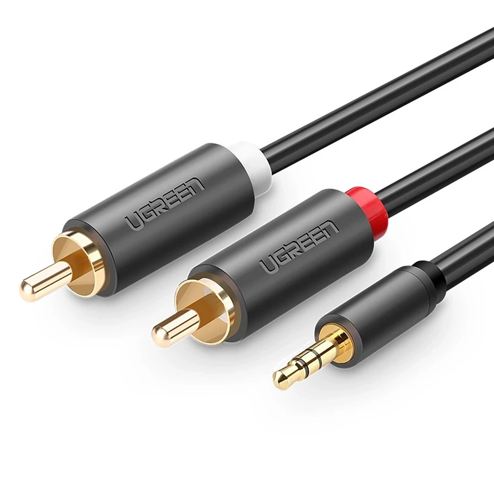 UGREEN AV102 kabelis 2x RCA (Cinch) - 3,5mm 2m