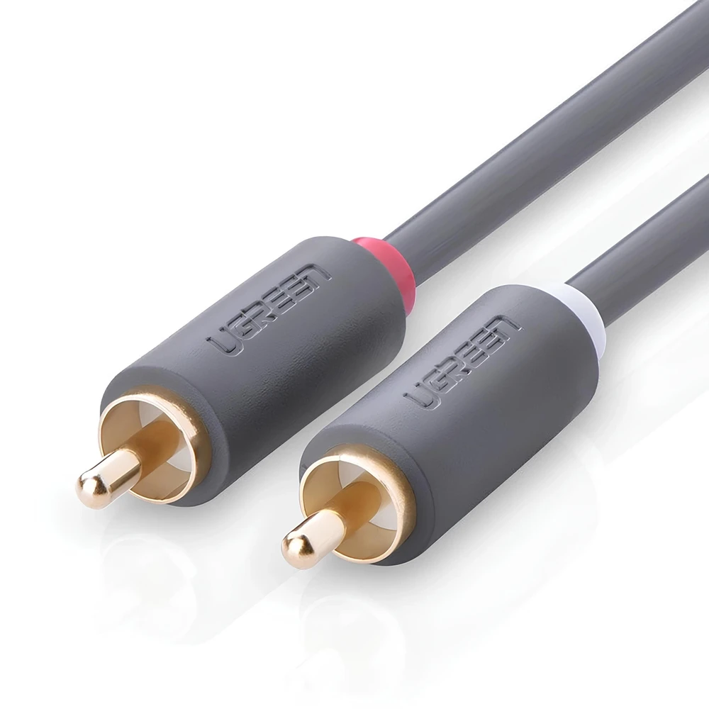 UGREEN AV104 2x RCA - 2x RCA kabelis 1m - Juodas