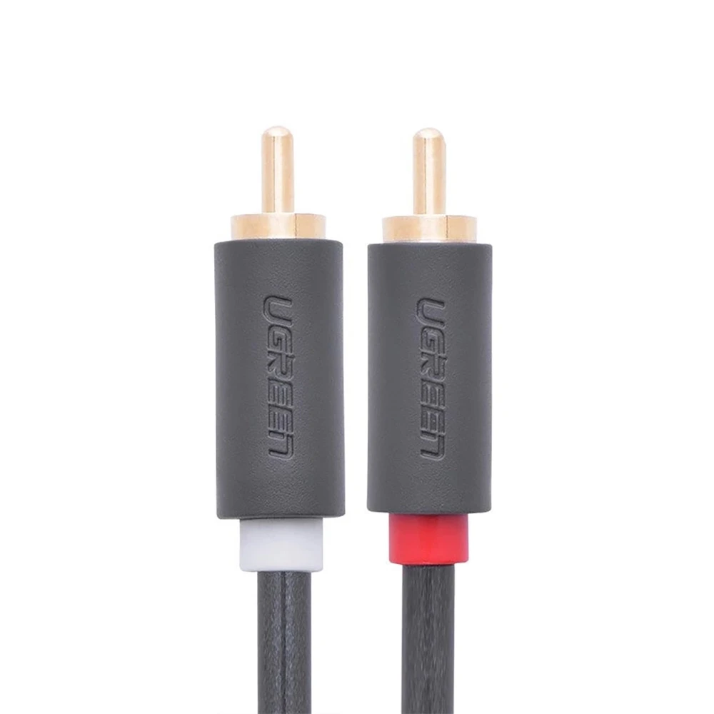 UGREEN AV104 2x RCA - 2x RCA kabelis 1m - Juodas