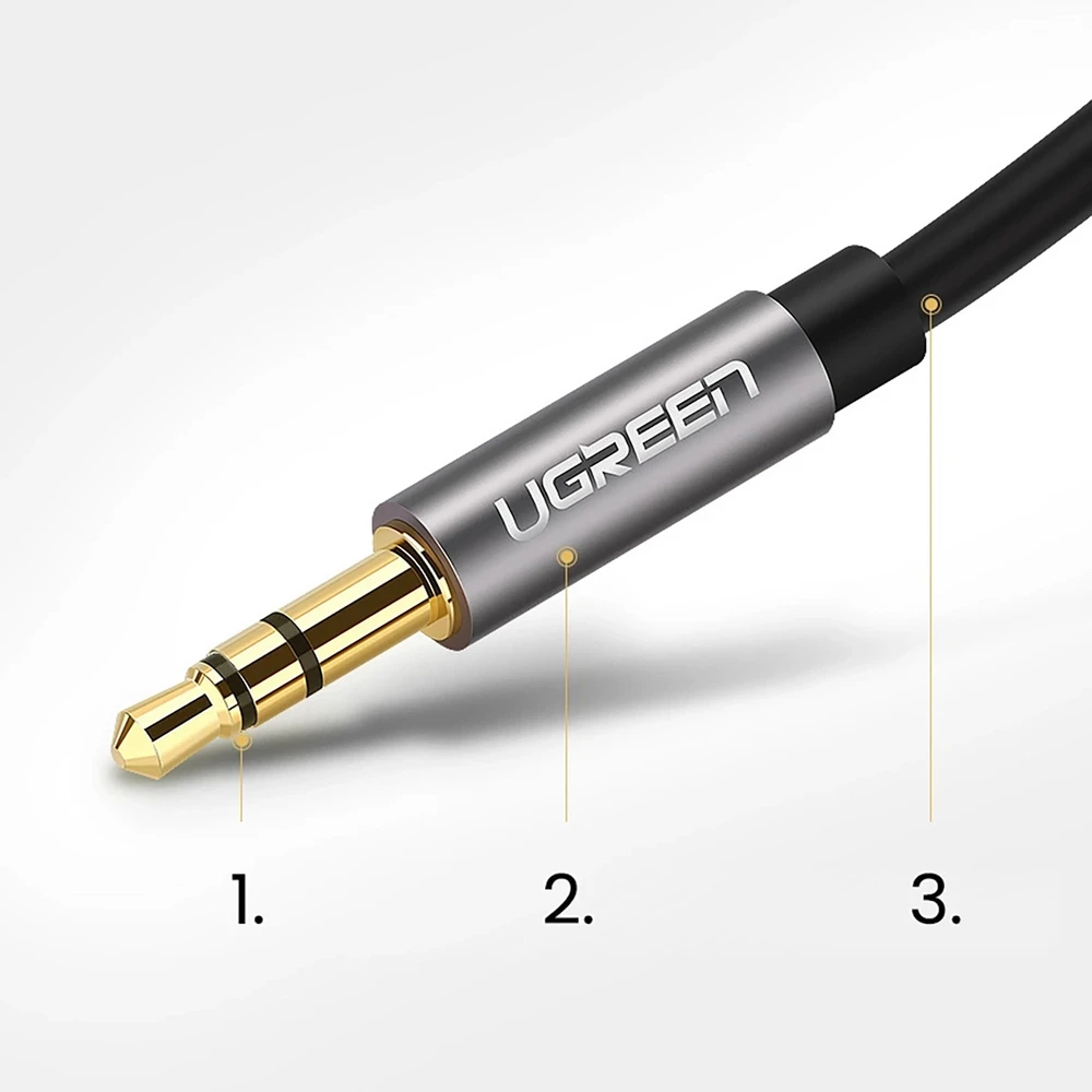 UGREEN AV119 3.5mm AUX laidas MM 3m