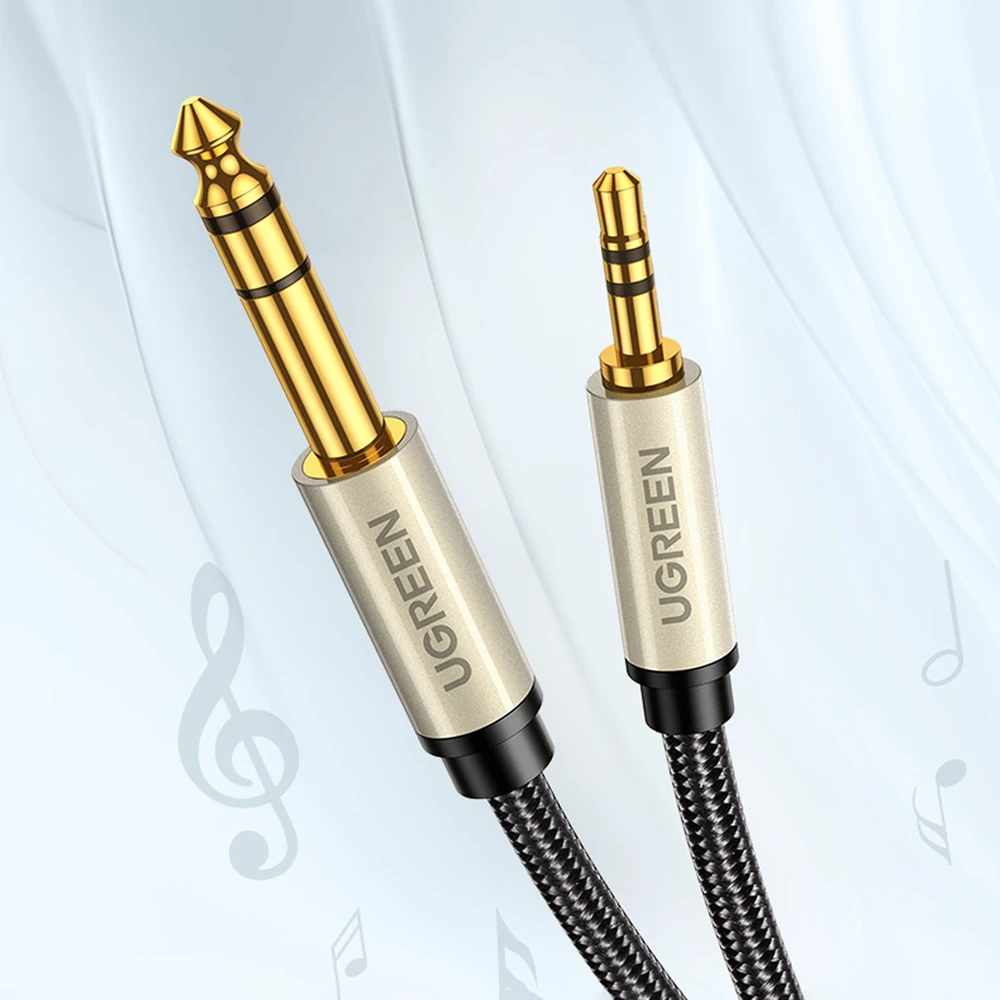 UGREEN AV127 3.5mm - 6.35mm TRS laidas 1m