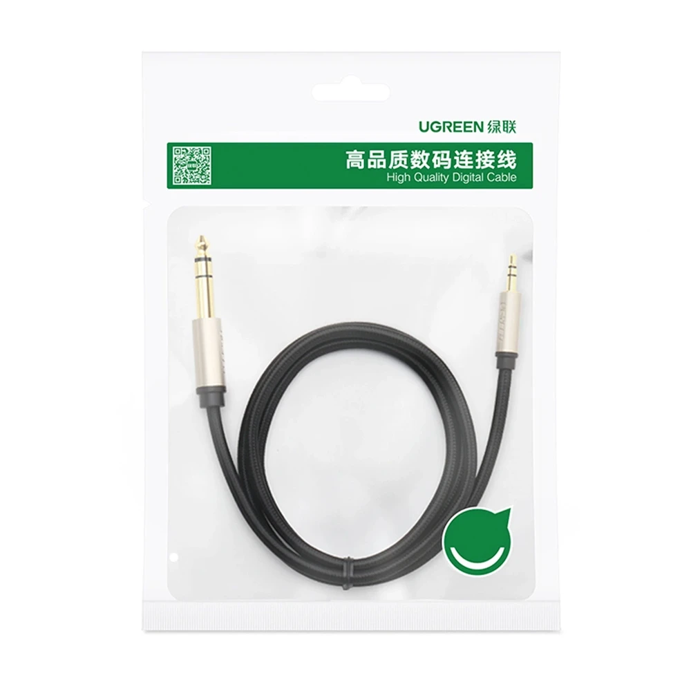 UGREEN AV127 3.5mm - TRS kabelis 3m pilkas