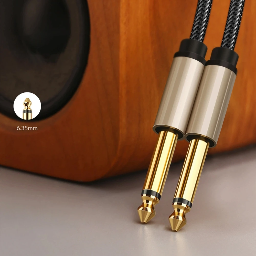 UGREEN AV128 TS Kabelis - 6.35mm 3m - Pilkas