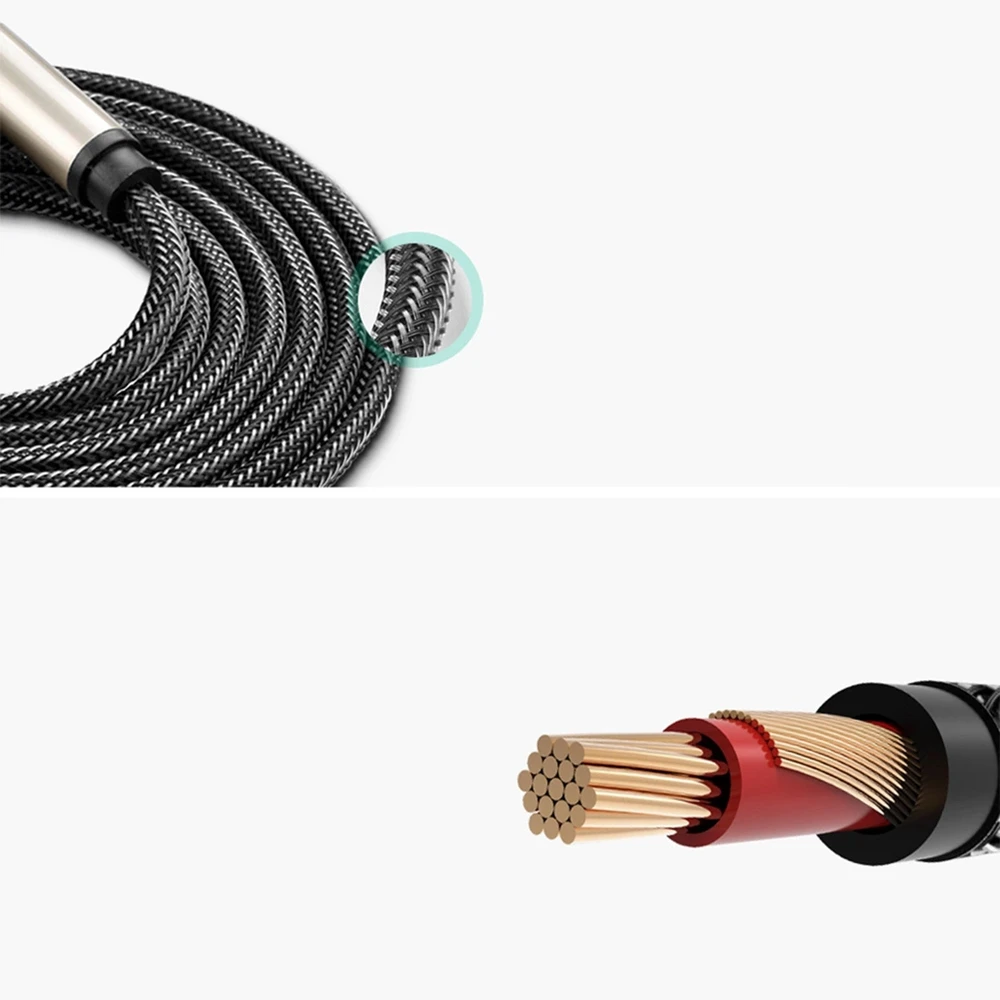 UGREEN AV128 TS Kabelis - 6.35mm 3m - Pilkas