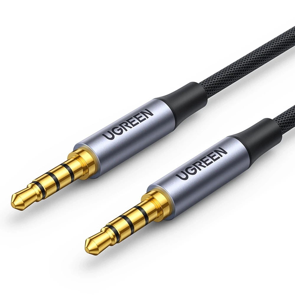 Ugreen AV183 20785 kabelis 3.5mm mini jack / 3.5mm mini jack 3m – pilkos spalvos