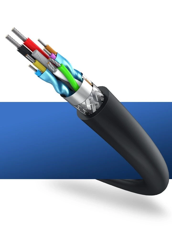 USB 3.0 kabelis UGREEN 10368B, vyriškas, 1 m (juodas)
