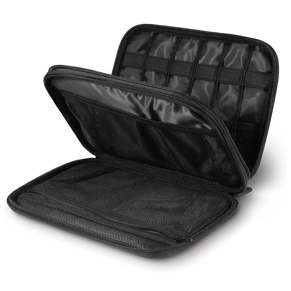Ugreen dėklas kietajam diskui HDD SSD telefono kabelio priedams 24.5 x 17.5 x 5 cm pilkos spalvos (50147 LP149)