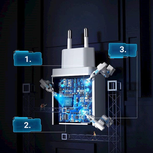 Įkroviklis Ugreen CD122 USB-A 18W, baltas