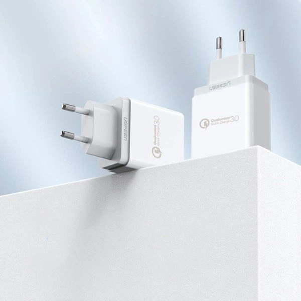 Įkroviklis Ugreen CD122 USB-A 18W, baltas