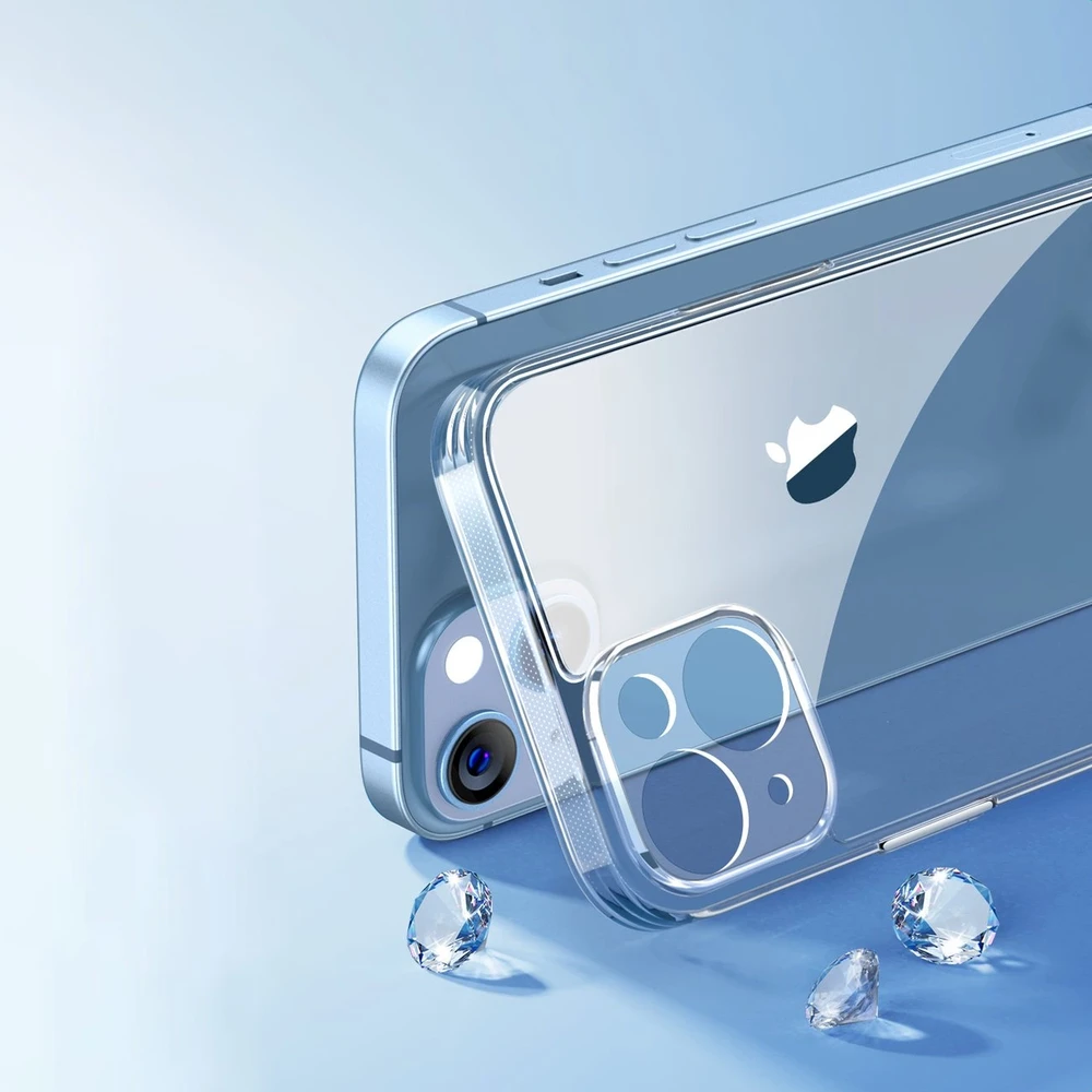 Ugreen Udėklas telefonui žalios spalvos Classy Clear Enhanced Protective Protective Apple iPhone 14 Plus dėklas telefonui skaidrus (LP618) with Gel Frame Classy Clear Enhanced Protective Case