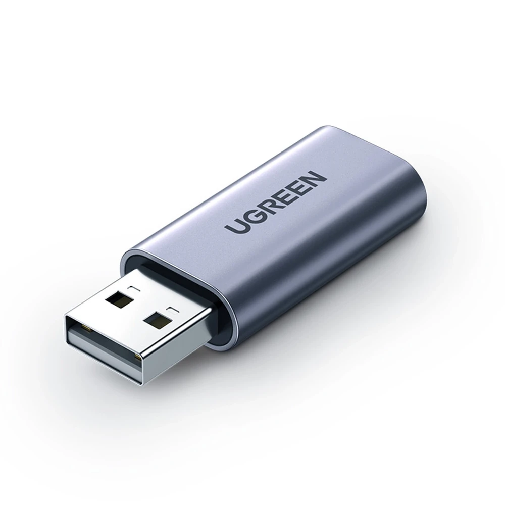 UGREEN CM383 USB į mini lizdo 3.5 mm garso adapterį