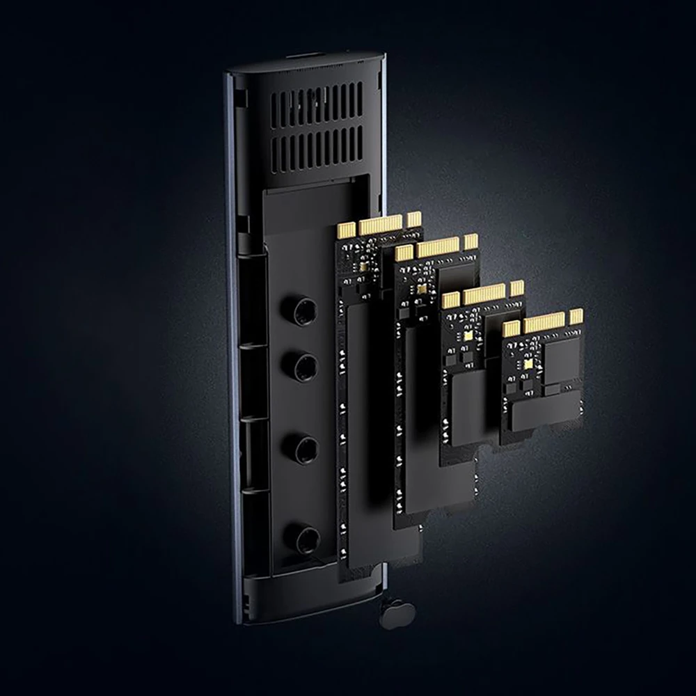 Korpusas UGREEN CM400 M.2 SSD, NVMe, SATA, 10 Gbps, USB-C (pilka)