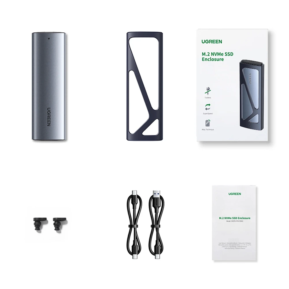 SSD korpusas UGREEN 15512 M.2 NVMe