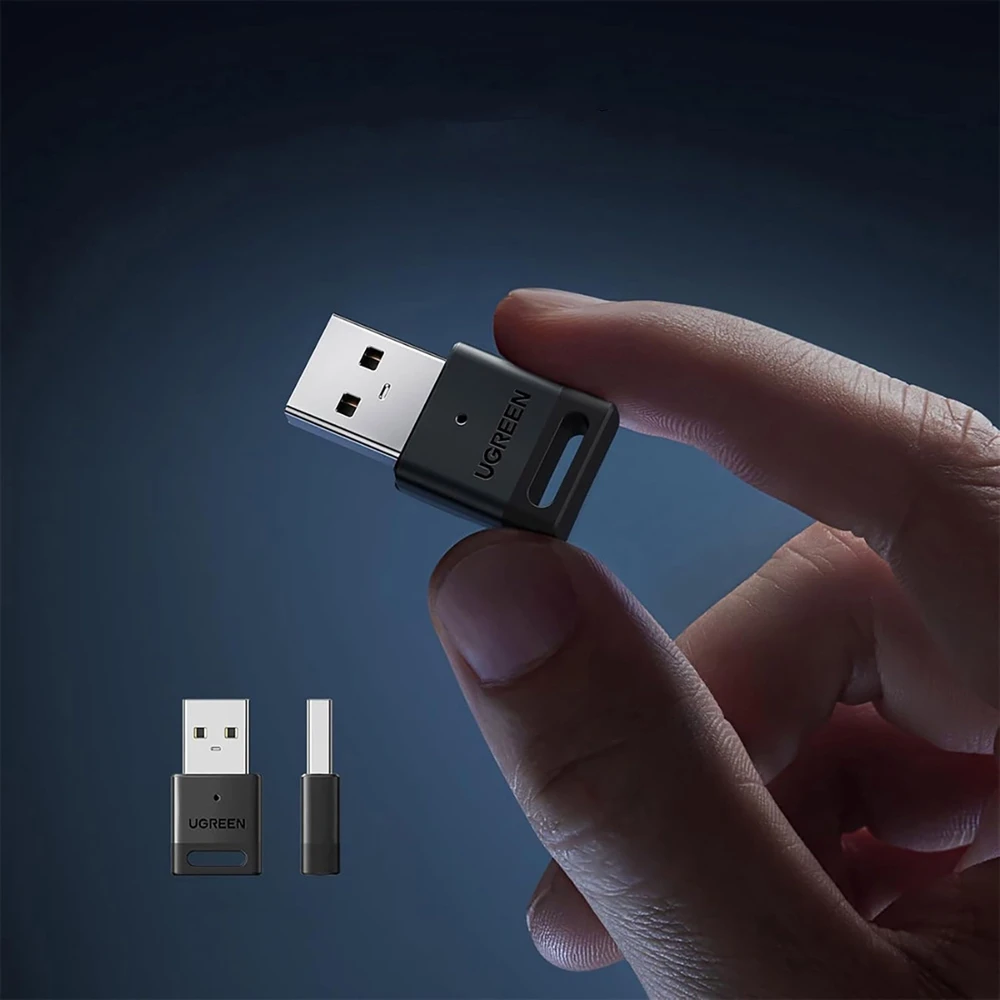 Ugreen CM591 USB-A Bluetooth 5.3 Adapteris - juodos spalvos