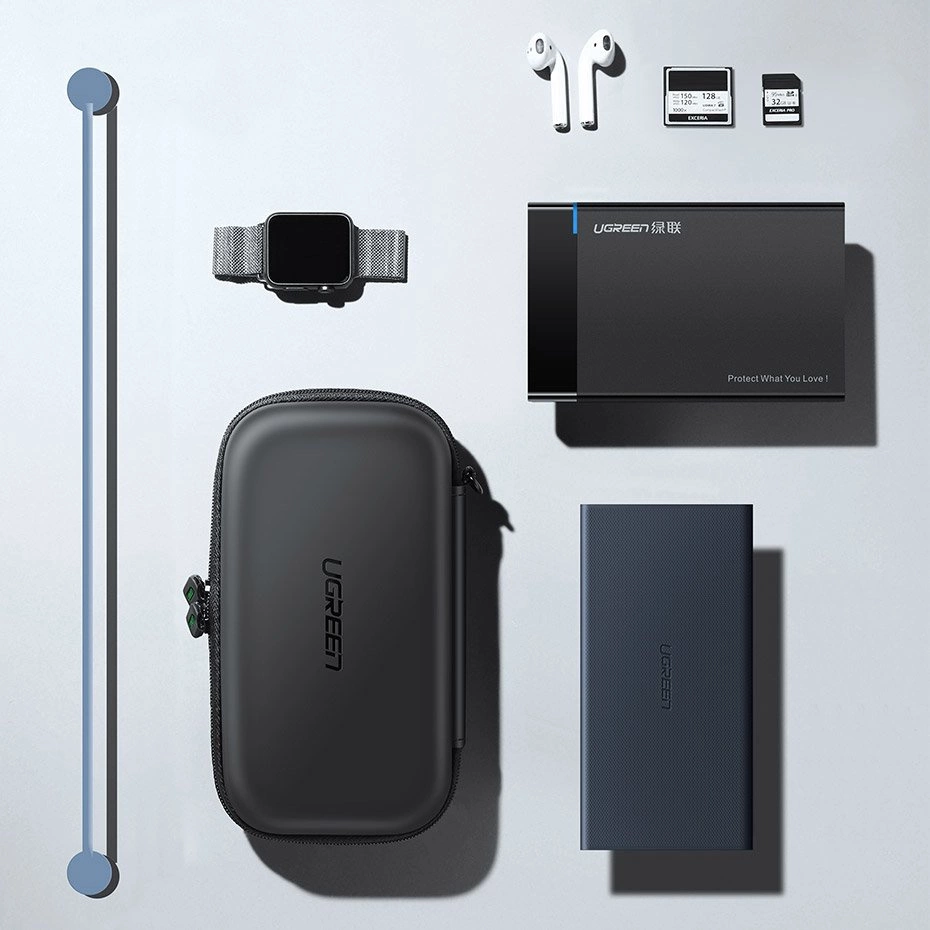 UGREEN kietojo disko SSD dėklas ir GSM priedai (L)