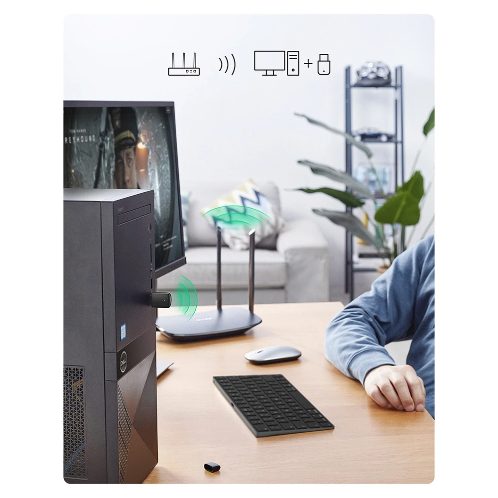 Wi-Fi tinklo adapteris Ugreen CM448 100Mbps