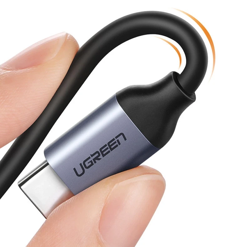 UGREEN CM231 garso adapteris USB-C prie mini lizdo 3.5 mm (pilka)