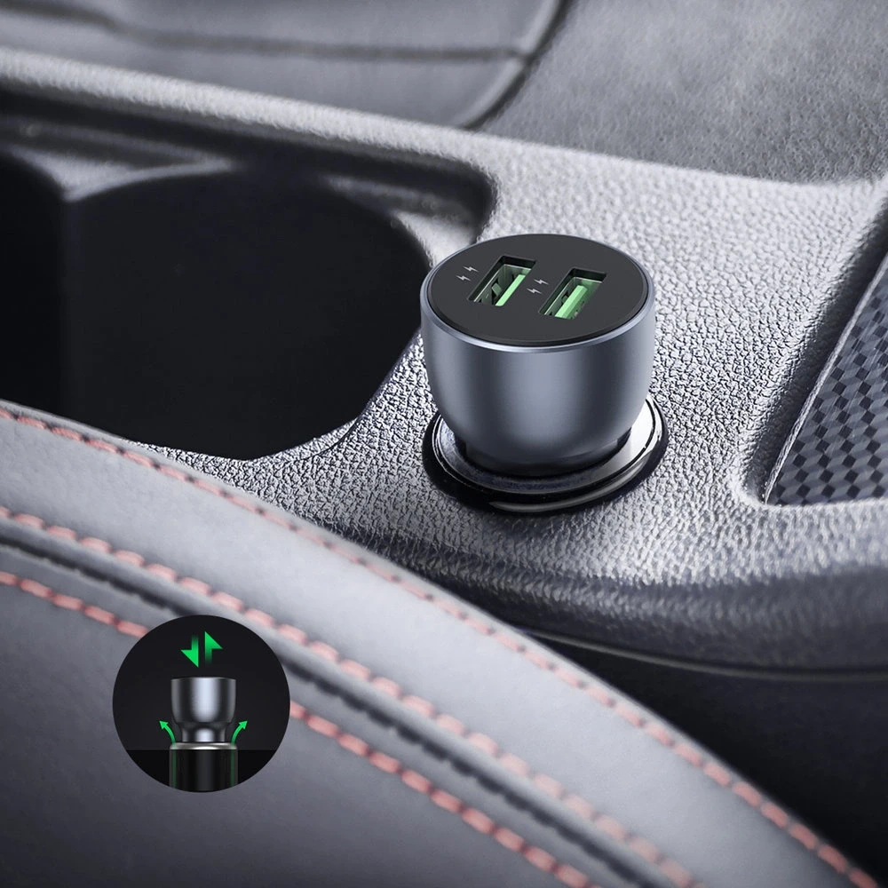 Automobilinis įkroviklis Ugreen CD213,  2 x USB-A, 36W