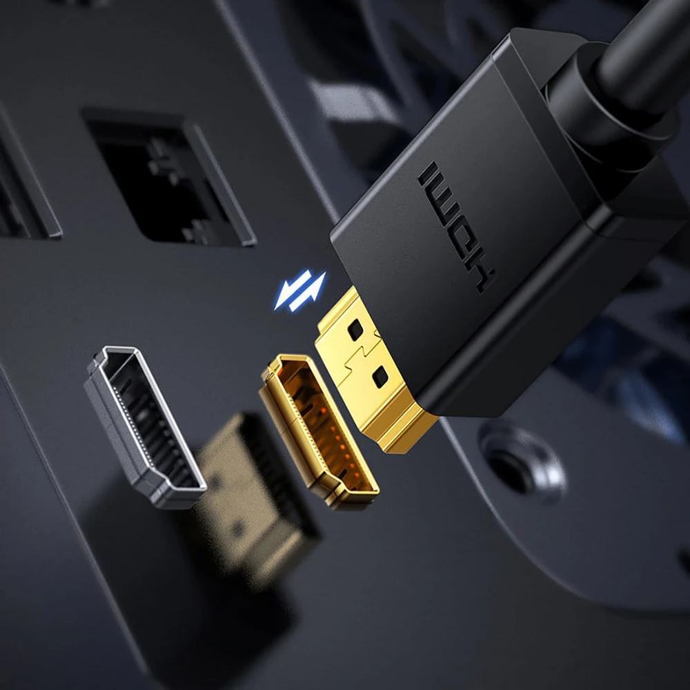 Kabelis Ugreen HDMI-DVI (24+1) kištukai 1.5m dvikryptis (1080P@60Hz) juodas HD106