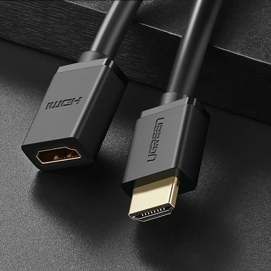 HDMI kištukas - HDMI lizdas kabelis UGREEN HD107 FullHD 3D 0.5m