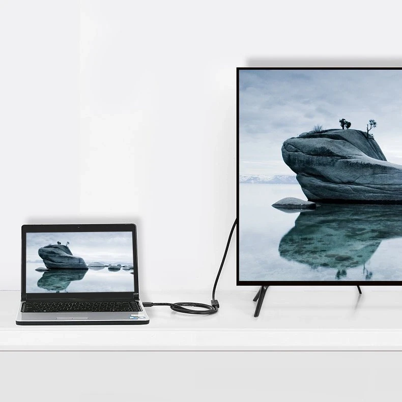 HDMI kištukas - HDMI lizdas kabelis UGREEN HD107 FullHD 3D 0.5m