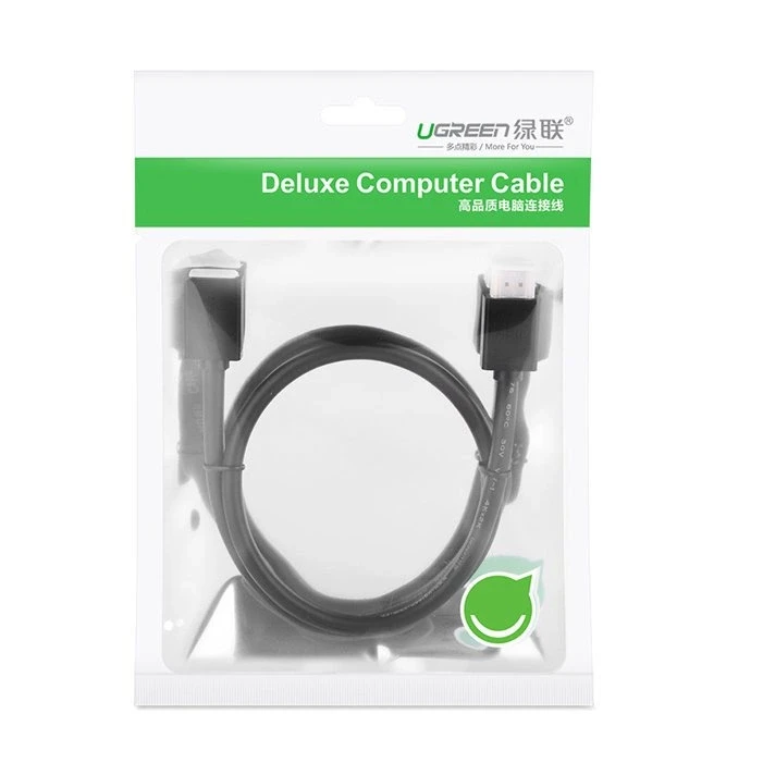 HDMI kištukas - HDMI lizdas kabelis UGREEN HD107 FullHD 3D 0.5m