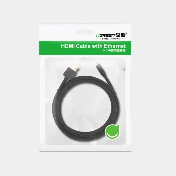 UGREEN Micro HDMI - HDMI kabelis 4K 3D 2m